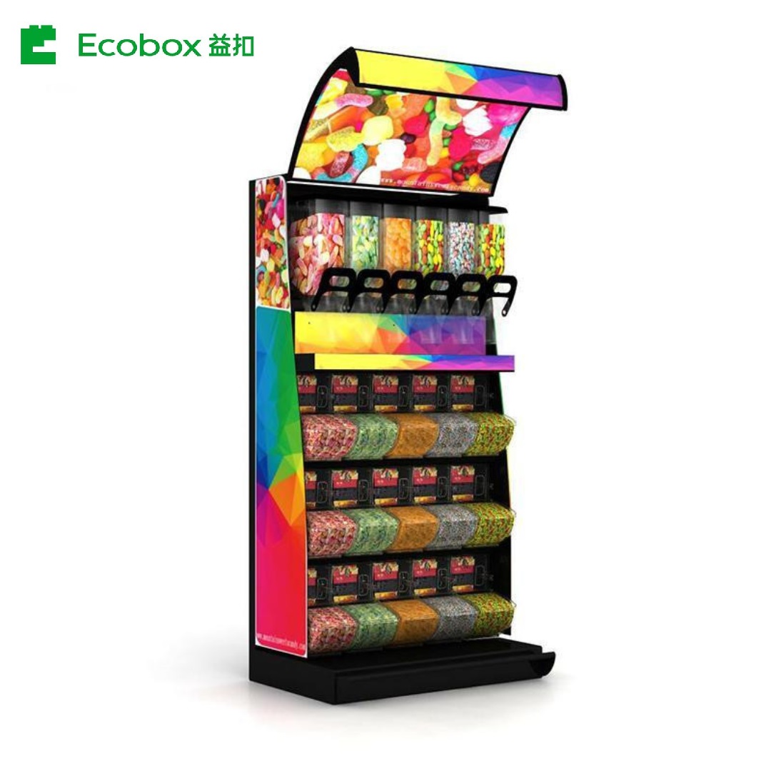 Solution d'affichage pour étagère en fer Ecobox EK-026-2