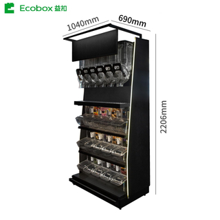 Ecobox EK-026-6 présentoir de solution pick n mix pour le marchandisage en vrac