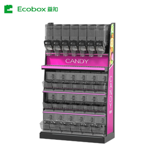 Ecobox EK-026-06 1.2M largeur grain bonbons noix produit alimentaire affiche étagère